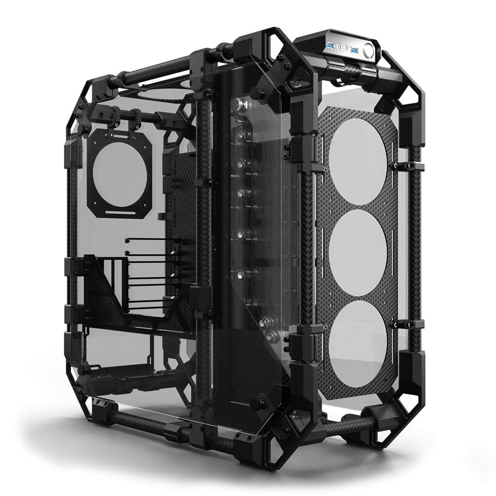 Amazon.com: Alphacool Apex Pro Skeleton Carbon Case | Carbon Rods